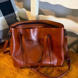Brown tote